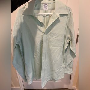 Light green men’s button down